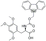 (R)-2-(9H-FLUOREN-9-YLMETHOXYCARBONYLAMINO)-3-(2,4,5-TRIMETHOXY-PHENYL)-PROPIONIC ACID 结构式