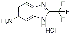 2-(三氟甲基)-1H-1,3-苯并二唑-6-胺盐酸盐 结构式
