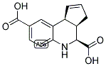 (3AR,4S,9BS)-3A,4,5,9B-TETRAHYDRO-3H-CYCLOPENTA[C]QUINOLINE-4,8-DICARBOXYLIC ACID 结构式