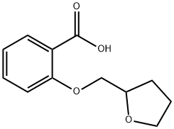 2-((四氢呋喃-2-基)甲氧基)苯甲酸 结构式