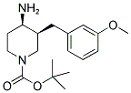 TERT-BUTYL CIS-4-AMINO-3-(3-METHOXYBENZYL)PIPERIDINE-1-CARBOXYLATE 结构式