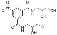 5-硝基-N,N'-双(2,3-二羟基丙基)-1,3-苯二甲酰胺 结构式