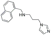 (3-IMIDAZOL-1-YL-PROPYL)-NAPHTHALEN-1-YLMETHYL-AMINE 结构式