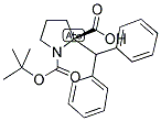 BOC-(R)-ALPHA-BENZHYDRYL-PROLINE 结构式