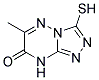 3-MERCAPTO-6-METHYL-8H-[1,2,4]TRIAZOLO[4,3-B][1,2,4]TRIAZIN-7-ONE 结构式