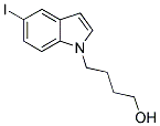 4-(5-IODO-INDOL-1-YL)-BUTAN-1-OL 结构式