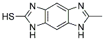 6-METHYL-1,7-DIHYDRO-BENZO[1,2-D:4,5-D']DIIMIDAZOLE-2-THIOL 结构式