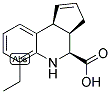 (3AR,4S,9BS)-6-ETHYL-3A,4,5,9B-TETRAHYDRO-3H-CYCLOPENTA[C]QUINOLINE-4-CARBOXYLIC ACID 结构式