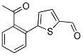 5-(2-乙酰基-苯基)-噻吩-2-甲醛 结构式