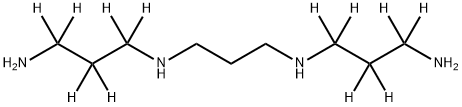 N,N'-BIS(3-AMINOPROPYL-D6)-1,3-PROPANEDIAMINE 结构式