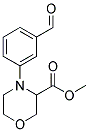 4-(3-Formyl-phenyl)-morpholine-3-carboxylic acid methyl ester 结构式