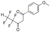 4,4,5,5-TETRAFLUORO-1-(4-METHOXYPHENYL)PENTANE-1,3-DIONE 结构式