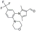 2,5-DIMETHYL-1-(2-MORPHOLIN-4-YL-5-TRIFLUOROMETHYL-PHENYL)-1H-PYRROLE-3-CARBALDEHYDE 结构式