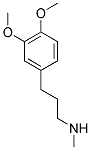 N-[3-(3,4-DIMETHOXYPHENYL)PROPYL]-N-METHYLAMINE 结构式