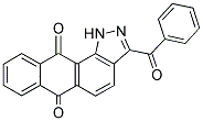 3-Benzoyl-1H-naphtho[2,3-g]indazole-6,11-dione 结构式