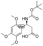 (S)-3-TERT-BUTOXYCARBONYLAMINO-3-(2,4,5-TRIMETHOXY-PHENYL)-PROPIONIC ACID 结构式