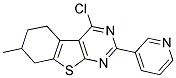 4-CHLORO-7-METHYL-2-PYRIDIN-3-YL-5,6,7,8-TETRAHYDRO[1]BENZOTHIENO[2,3-D]PYRIMIDINE 结构式