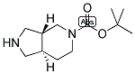 (3AR, 7AR)-OCTAHYDRO-1H-PYRROLO [3,4-C] PIRIDINE-5-CARBOXYLIC ACID TERT-BUTYL ESTER 结构式