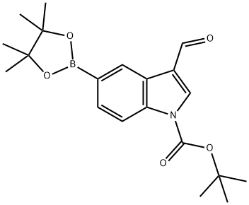 tert-Butyl 3-formyl-5-(4,4,5,5-tetramethyl-1,3,2-dioxaborolan-2-yl)-1H-indole-1-carboxylate