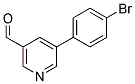 5-(4-BROMOPHENYL)NICOTINALDEHYDE 结构式