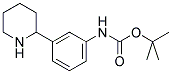 (3-PIPERIDIN-2-YL-PHENYL)-CARBAMIC ACID TERT-BUTYL ESTER 结构式