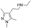 N-ETHYL-N-[2-(1,3,5-TRIMETHYL-1H-PYRAZOL-4-YL)ETHYL]AMINE 结构式