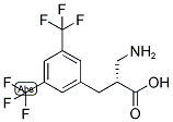 (R)-2-AMINOMETHYL-3-(3,5-BIS-TRIFLUOROMETHYL-PHENYL)-PROPIONIC ACID 结构式