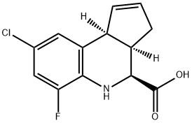 (3AR,4S,9BS)-8-CHLORO-6-FLUORO-3A,4,5,9B-TETRAHYDRO-3H-CYCLOPENTA[C]QUINOLINE-4-CARBOXYLIC ACID