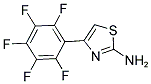 4-PENTAFLUOROPHENYL-THIAZOL-2-YLAMINE 结构式