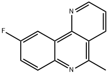 9-Fluoro-5-methyl-benzo[h][1,6]naphthyridine 结构式