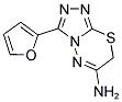 3-(2-FURYL)-7H-[1,2,4]TRIAZOLO[3,4-B][1,3,4]THIADIAZIN-6-AMINE 结构式