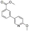 METHYL 3-(6-METHOXY-3-PYRIDINYL)BENZOATE 结构式