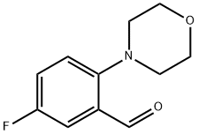 5-FLUORO-2-(N-MORPHOLINO)-BENZALDEHYDE 结构式