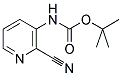 (2-氰基-3-吡啶基)氨基甲酸叔丁酯 结构式