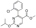 METHYL-2-ISOPROPOXY-4-(2-CHLOROPHENYL)-5-PYRIMIDINE CARBOXYLATE 结构式