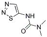 N,N-DIMETHYL-N'-1,2,3-THIADIAZOL-5-YLUREA 结构式