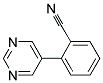 2-(5-嘧啶基)苯甲腈 结构式