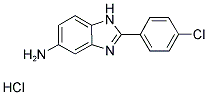 2-(4-氯苯基)-1H-苯并[D]咪唑-6-胺盐酸盐 结构式