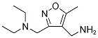 N-([4-(AMINOMETHYL)-5-METHYL-3-ISOXAZOLYL]METHYL)-N-ETHYLETHANAMINE 结构式