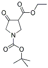4-OXO-PYRROLIDINE-1,3-DICARBOXYLIC ACID 1-TERT-BUTYL ESTER 3-ETHYL ESTER 结构式