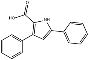 3,5-DIPHENYL-1H-PYRROLE-2-CARBOXYLIC ACID 结构式