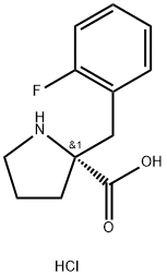 (R)-2-(2-Fluorobenzyl)pyrrolidine-2-carboxylicacidhydrochloride