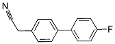 (4'-FLUORO[1,1'-BIPHENYL]-4-YL)ACETONITRILE 结构式