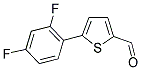 5-(2,4-Difluorophenyl)thiophene-2-carbaldehyde 结构式