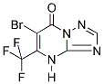 6-BROMO-5-(TRIFLUOROMETHYL)[1,2,4]TRIAZOLO[1,5-A]PYRIMIDIN-7(4H)-ONE 结构式