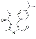 METHYL 5-FORMYL-4-(4-ISOPROPYLPHENYL)-1,2-DIMETHYL-1H-PYRROLE-3-CARBOXYLATE 结构式