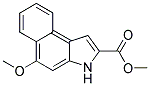 5-METHOXY-3H-BENZO[E]INDOLE-2-CARBOXYLIC ACID METHYL ESTER 结构式