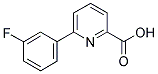 6-(3-FLUOROPHENYL)PYRIDINE-2-CARBOXYLIC ACID 结构式