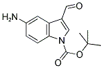 5-AMINO-3-FORMYL-1H-INDOL-1-CARBOXYLIC ACID TERT-BUTYL ESTER 结构式