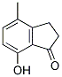7-Hydroxy-4-methyl-1-indanone 结构式
